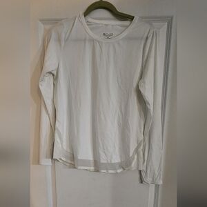 Athleta‎ Classic White Long Sleeve Cadence Top